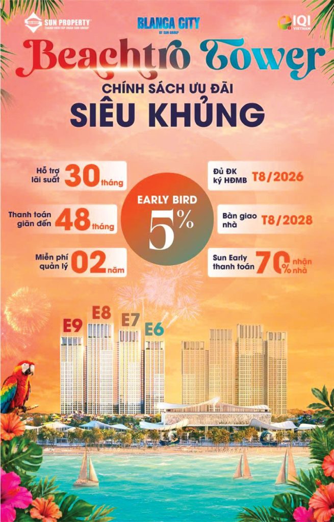 chính sách bán hàng dự án Beachtro Tower